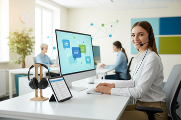 gere uma imagem para suporte de atendimento 